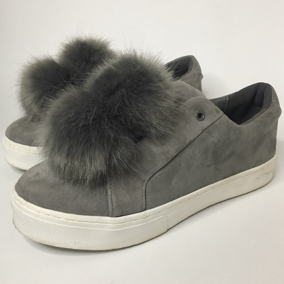 Sam Edelman Shoes - Sam Edelman Leya Pom Pom Slides Sneakers Women 10